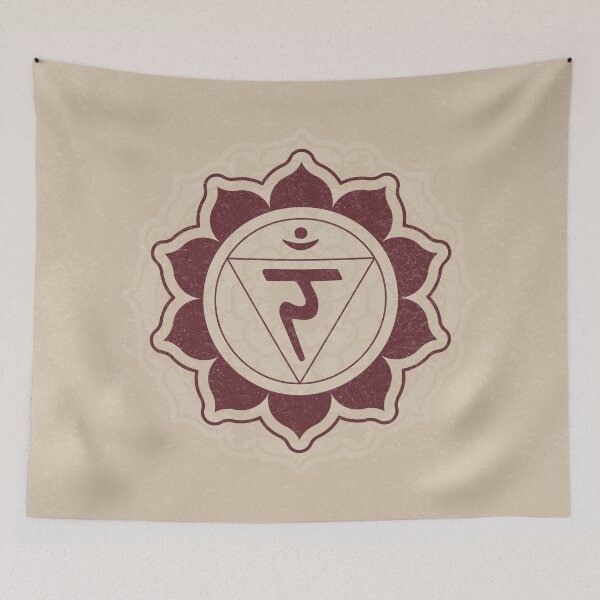 Item preview, Solar Plexus Chakra Mandala - Dove + Wine designed and sold by Irene Estelle.