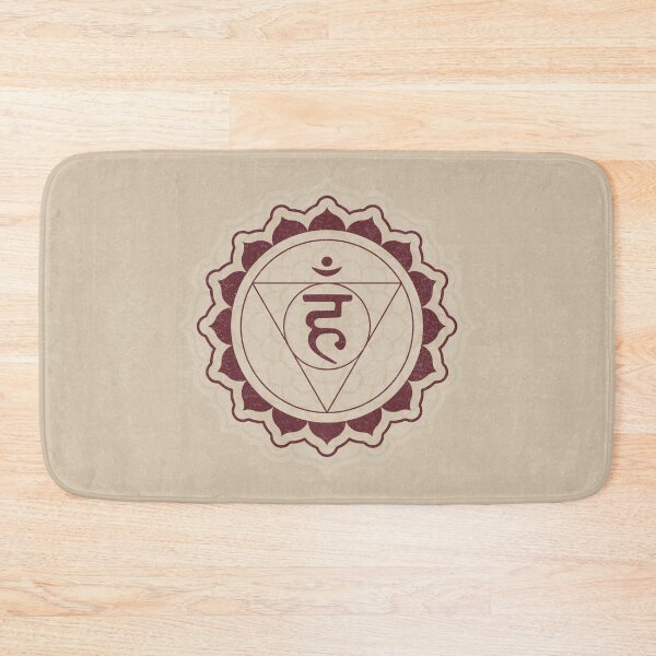 Item preview, Throat Chakra Mandala - Dove + Wine designed and sold by Irene Estelle.
