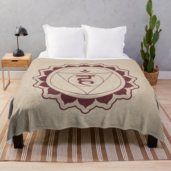Item preview, Throat Chakra Mandala - Dove + Wine designed and sold by Irene Estelle.