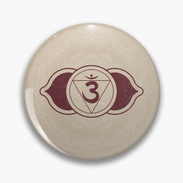 Item preview, Third Eye Chakra Mandala - Dove + Wine designed and sold by Irene Estelle.
