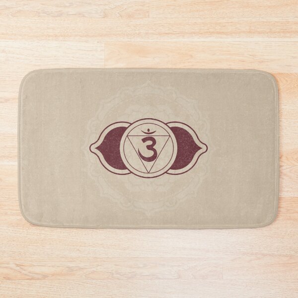 Item preview, Third Eye Chakra Mandala - Dove + Wine designed and sold by Irene Estelle.