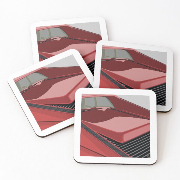 Item preview, Italian 80’s Testarossa Red Supercar designed and sold by Steve Kidd Art.