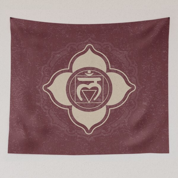 Item preview, Root Chakra Mandala - Wine + Dove designed and sold by Irene Estelle.