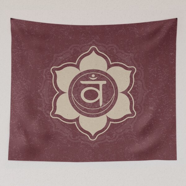 Item preview, Sacral Chakra Mandala - Wine + Dove designed and sold by Irene Estelle.