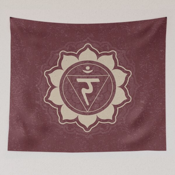 Item preview, Solar Plexus Chakra Mandala - Wine + Dove designed and sold by Irene Estelle.