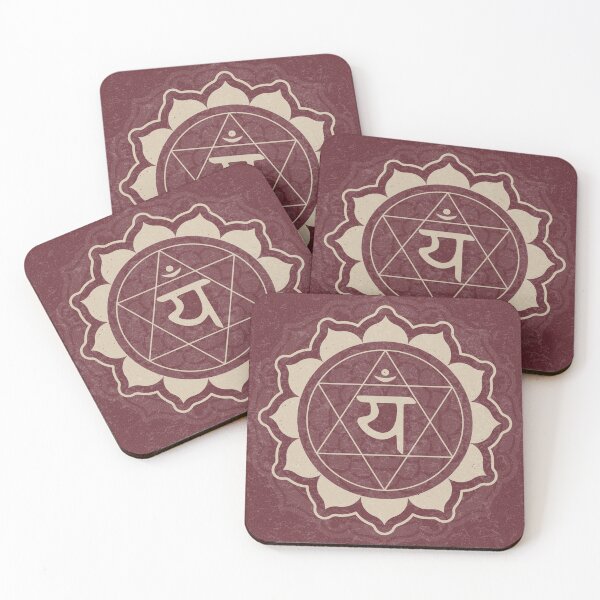 Item preview, Heart Chakra Mandala - Wine + Dove designed and sold by Irene Estelle.