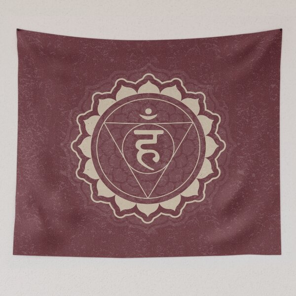 Item preview, Throat Chakra Mandala - Wine + Dove designed and sold by Irene Estelle.