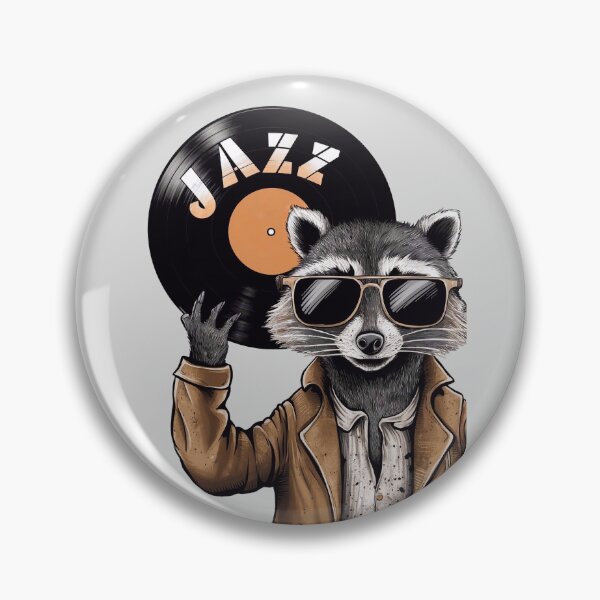 Item preview, A raccoon with vinyl designed and sold by Tajdi.