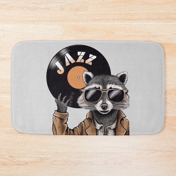 Item preview, A raccoon with vinyl designed and sold by Tajdi.