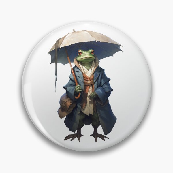 Item preview, umbrella frog art designed and sold by TurekDudi.