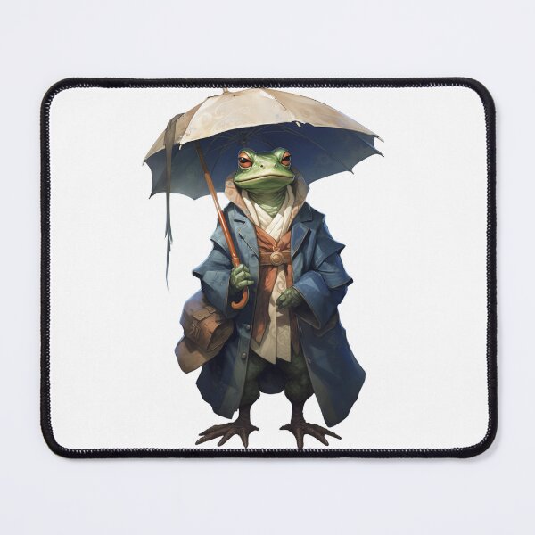 Item preview, umbrella frog art designed and sold by TurekDudi.