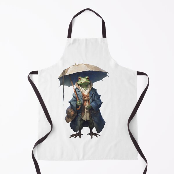 Item preview, umbrella frog art designed and sold by TurekDudi.