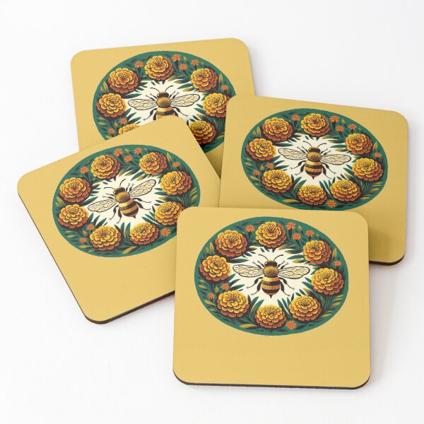 Item preview, Marigold Honeybee designed and sold by FrictionMaxxing.