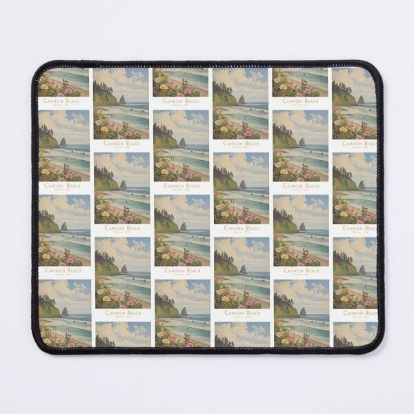 Item preview, Vintage Travel Poster - Cannon Beach, Oregon - Retro Minimalist Design designed and sold by pod24.