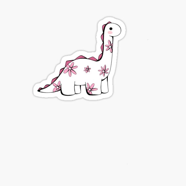 Item preview, dinosaure fleuri designed and sold by UniblinStore.