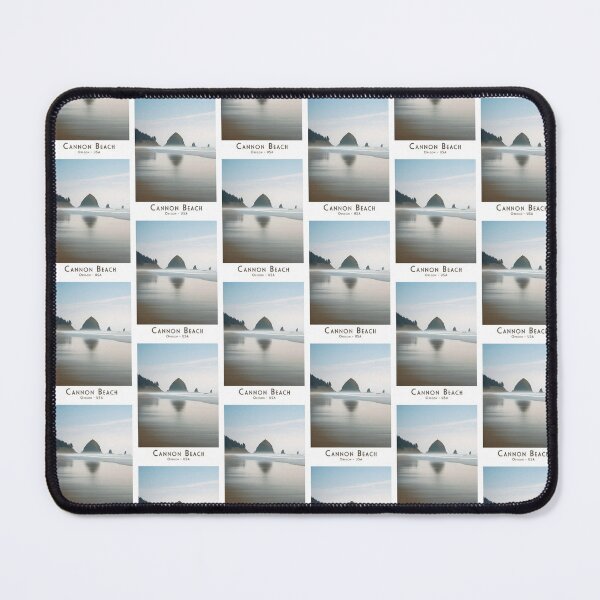 Item preview, Minimalist vintage travel poster - Cannon Beach at dawn designed and sold by pod24.