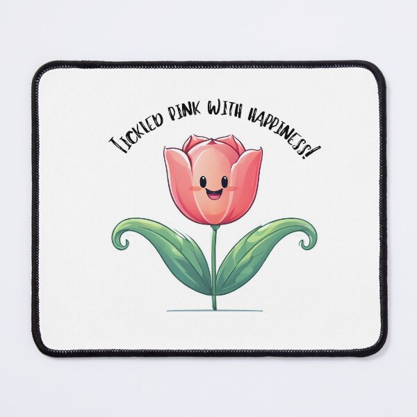 Item preview, Happy Pink Tulip- Tickled Pink with happiness designed and sold by Serene Madcap.