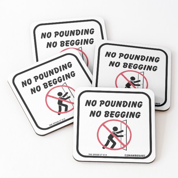 Item preview, No begging, No pounding designed and sold by Shamroxart .