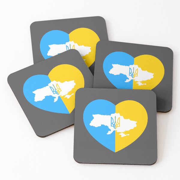 Item preview, Ukraine in my heart. Map ▩ designed and sold by cabana.space.