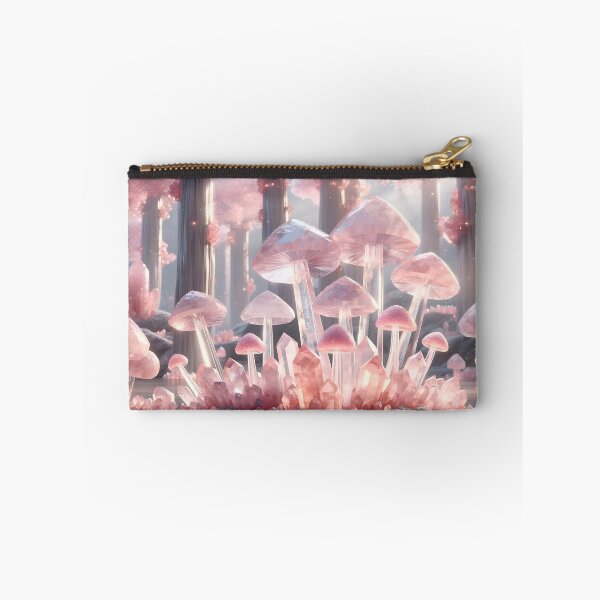 Item preview, Enchanted Forest: Rose Quartz Mushroom Grove designed and sold by SeGoArtDesign.