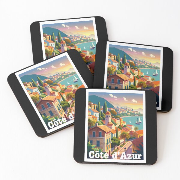 Item preview, Póster de viaje de la Riviera francesa designed and sold by BelleRiviera.