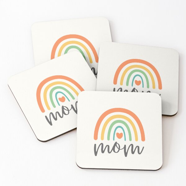 Item preview, Mom - Colorful Rainbow - Heart - Cute Gifts for Mom designed and sold by patternjp.