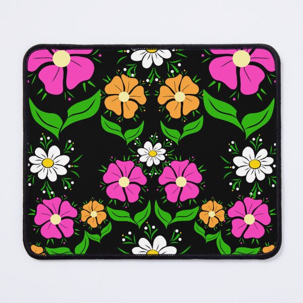 Item preview, flower meadow flower daisy flower tendril floral pattern designed and sold by rhnaturestyles.