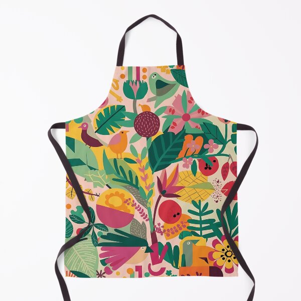 Item preview, A lively burst of nature pattern designed and sold by Haji  Kamora.