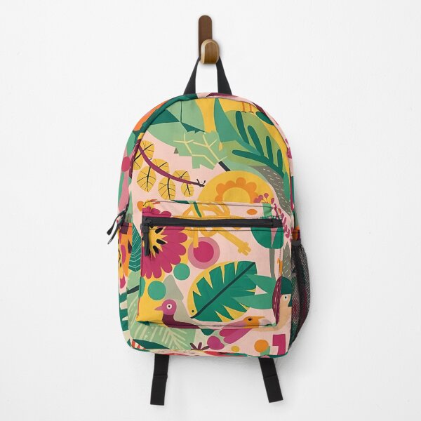 Item preview, A lively burst of nature pattern designed and sold by Haji Kamora.