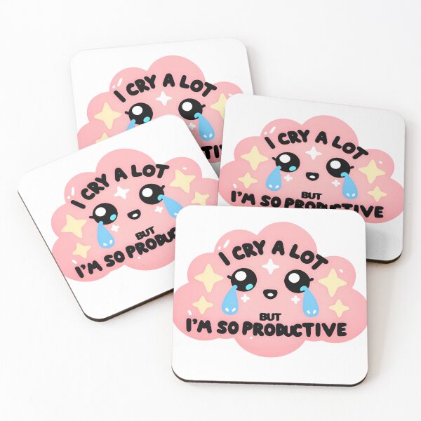 Item preview, i cry a lot but i am so productive  designed and sold by Baddiesspace.