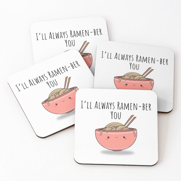 Item preview, I'll Always Ramen-ber You - Japenese Food Puns 2024 designed and sold by ShopSend.