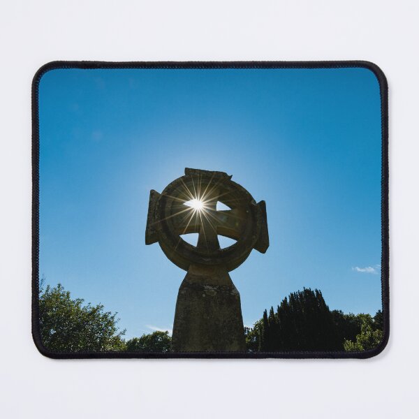 Item preview, Celtic Cross with sun star burst through the upper left hand quadrant designed and sold by dvlcom.