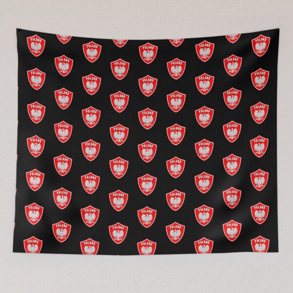 Item preview, Poland Flag Emblem Polish Eagle designed and sold by Pati-Design.