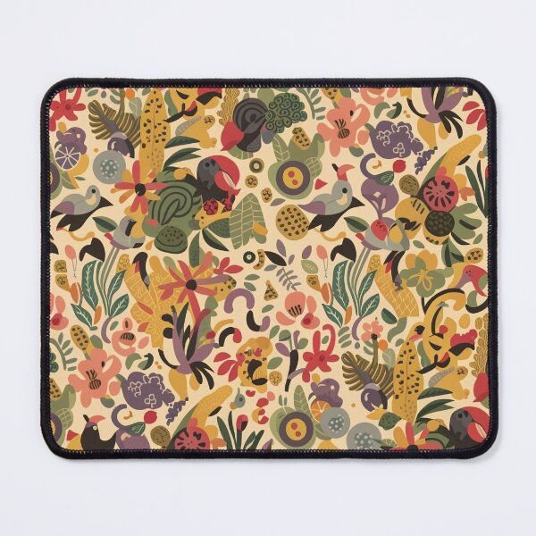 Item preview,  A lively burst of nature pattern designed and sold by Haji  Kamora.