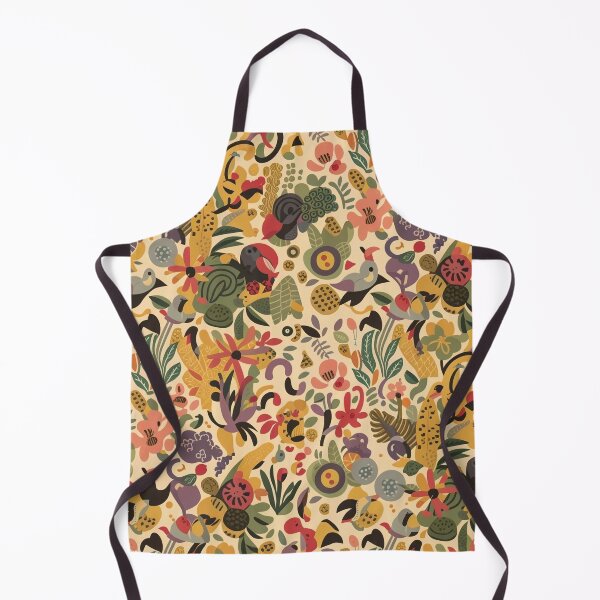 Item preview,  A lively burst of nature pattern designed and sold by Haji  Kamora.