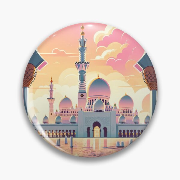 Item preview, Abu Dhabi UAE - Digital Art Poster designed and sold by TravelMarvel.
