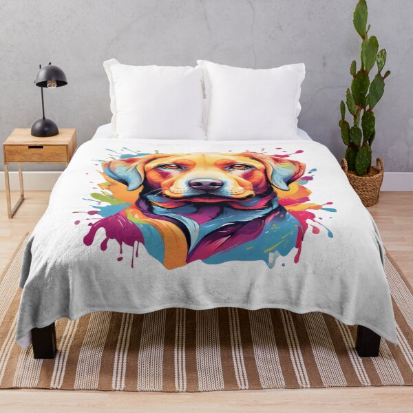 Item preview, Expressive Dog in Abstract Splatter for Dog Lovers designed and sold by BNCH44.