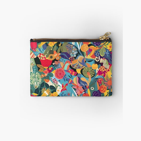 Item preview, A lively burst of nature pattern designed and sold by Haji Kamora.