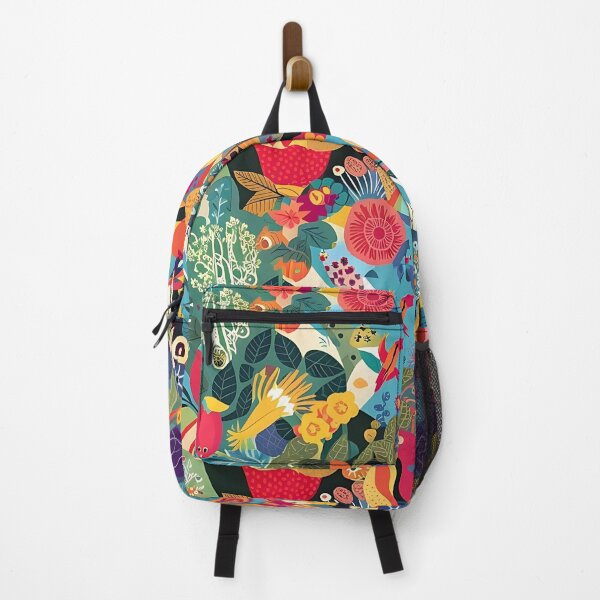 Item preview, A lively burst of nature pattern designed and sold by Haji  Kamora.