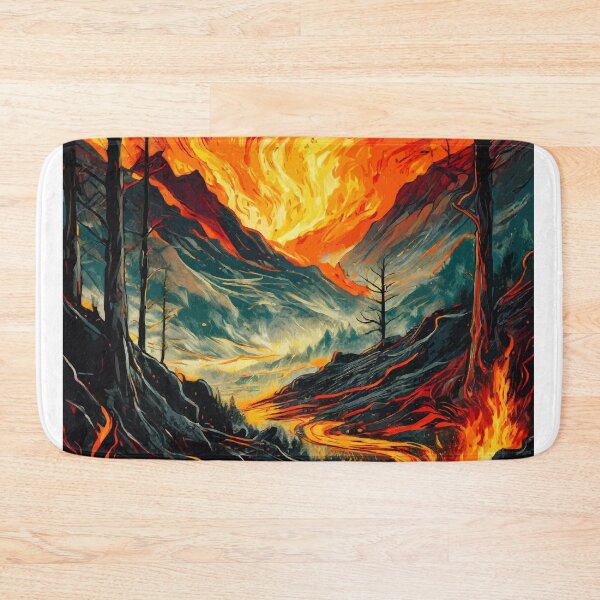 Item preview, Fiery Forces: Abstract Wildfire Art designed and sold by bb-15artstudio.