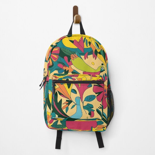 Item preview, A lively burst of nature pattern designed and sold by Haji Kamora.