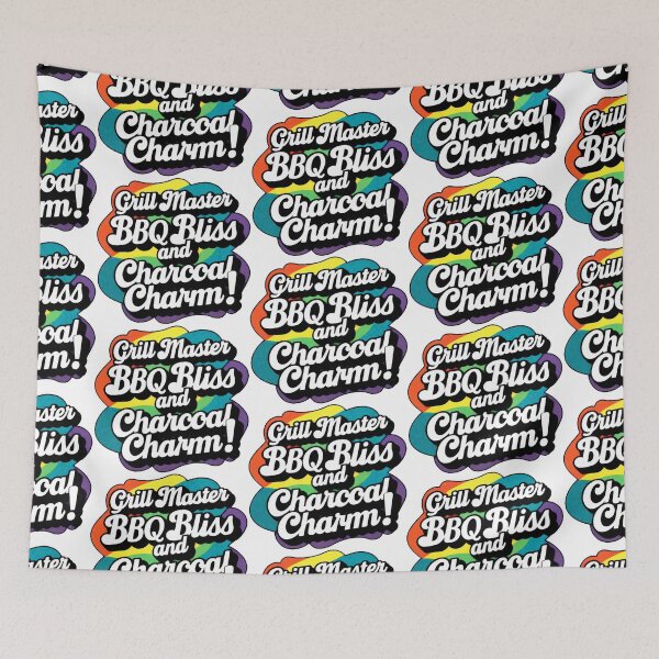Item preview, BBQ Master's Joy: A Culinary Delight in Vibrant Colors designed and sold by SplashTastic.