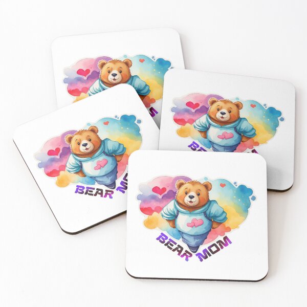Item preview, Bear Mom, water color designed and sold by RoseAIArtRhythm.
