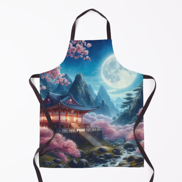 Item preview, Japanese Landscape With Cherry Blossom designed and sold by DeeCeeFashion.