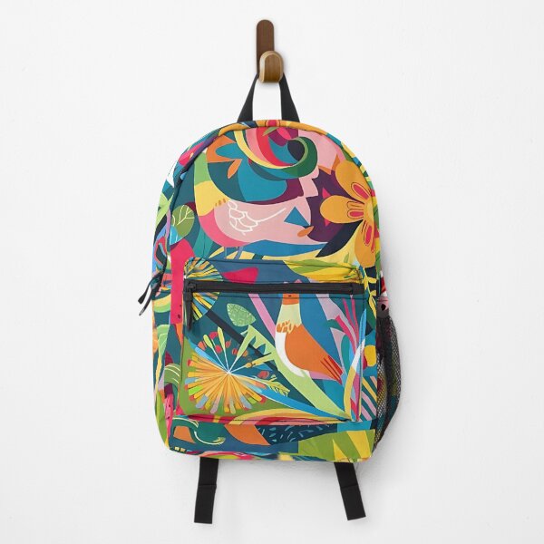 Item preview, A lively burst of nature pattern designed and sold by Haji Kamora.
