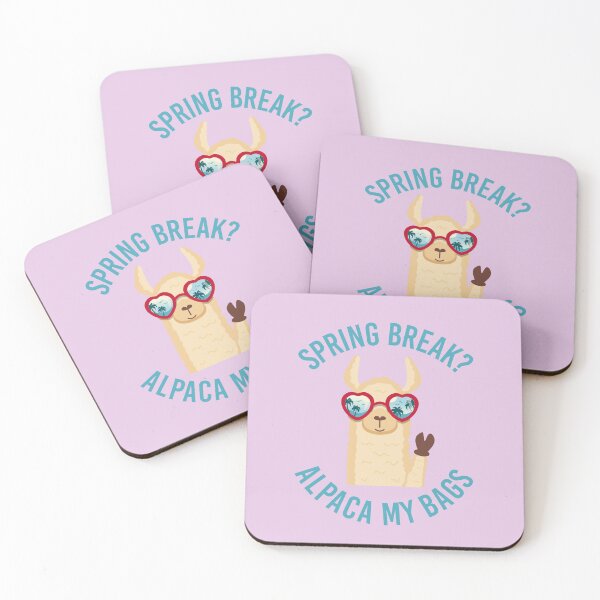 Item preview, Spring break? Alpaca my bags! designed and sold by gossalex.
