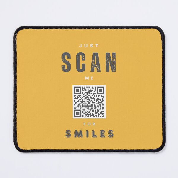 Item preview, JUST SCAN ME FOR SMILES - QR code designed and sold by HSJdesignseu.