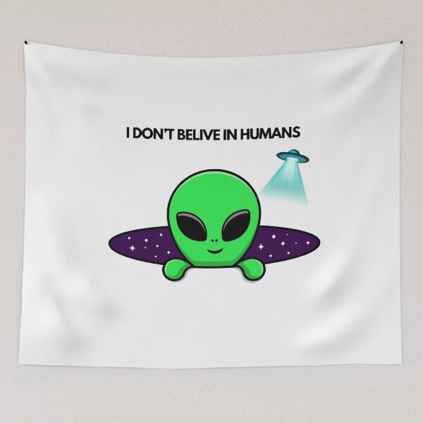 Item preview, I DON'T BELIVE IN HUMANS designed and sold by brightsoul855.