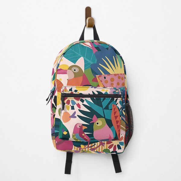 Item preview, A lively burst of nature pattern designed and sold by Haji Kamora.