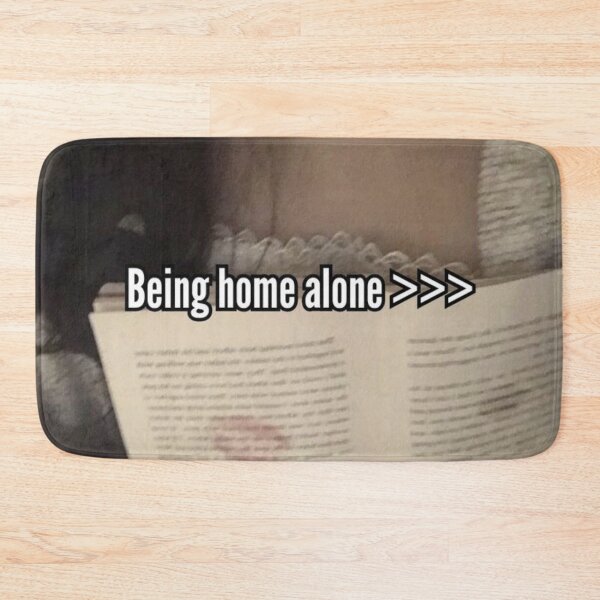 Item preview, Quote "being home alone >>>" designed and sold by Sushiitz.